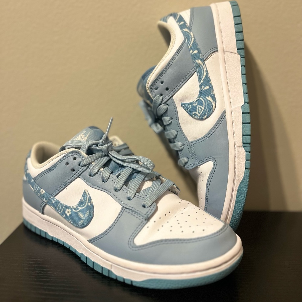 NIKE DUNK LOW 'blue paisley'